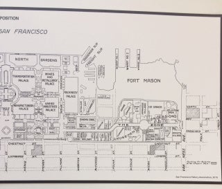 Map of the Panama-Pacific International Exposition. San Francisco, 1915