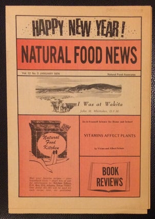 Cat.No: 251906 Natural Food News. Vol. 12 no. 3 (January 1974