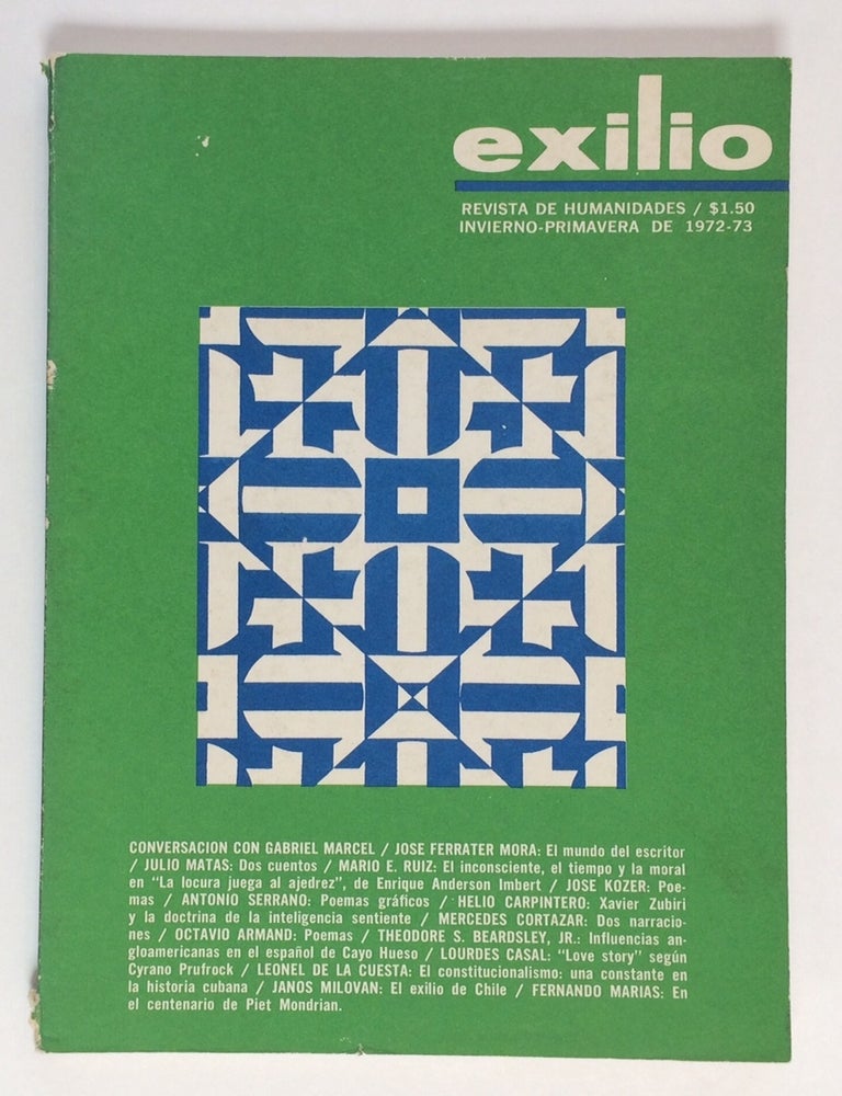 Cat.No: 252027 Exilio: revista de humanidades. a&ntilde;o 6-7, no. 1-4