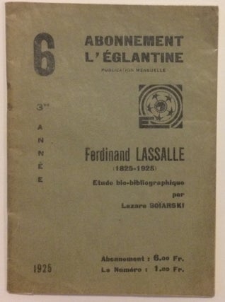 Cat.No: 252185 Abonnement l'Eglantine. 3 annee, no. 6