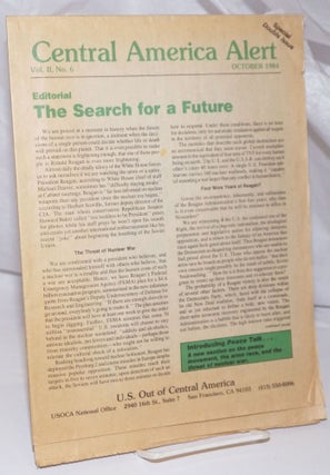 Cat.No: 252196 Central America alert: Vol. II, No. 6, October 1984