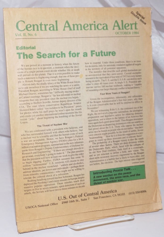 Cat.No: 252196 Central America alert: Vol. II, No. 6, October 1984