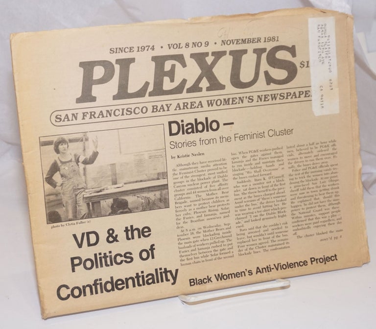 Cat.No: 252277 Plexus: Bay Area Women's Newspaper; Vol. 8 #9, November 1981