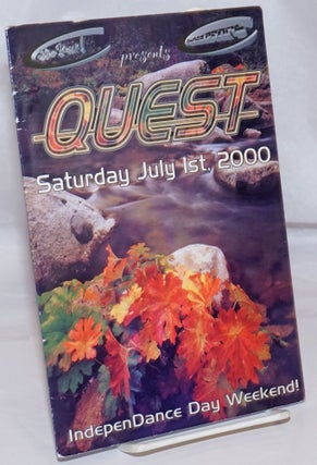 Cat.No: 252619 Silver Pearl & Black Pearl Records Once Again presents Quest: Saturday...