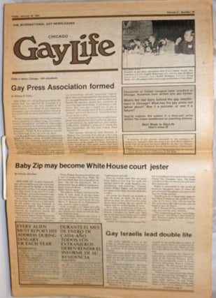 Cat.No: 252985 GayLife: the international gay newsleader; vol. 6, #30, Friday, January...