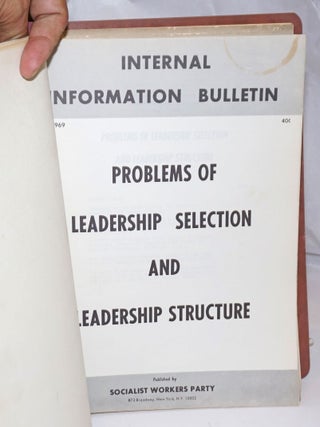 Internal Information Bulletin, July 1966 through April 1971