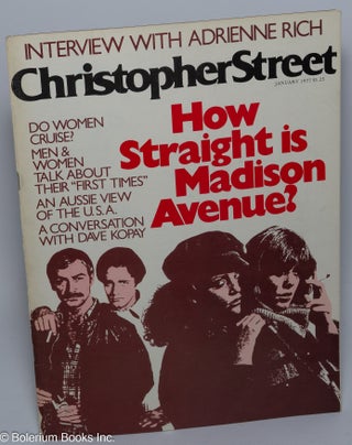 Cat.No: 253227 Christopher Street: vol. 1, #7, January 1977; How straight is Madison...