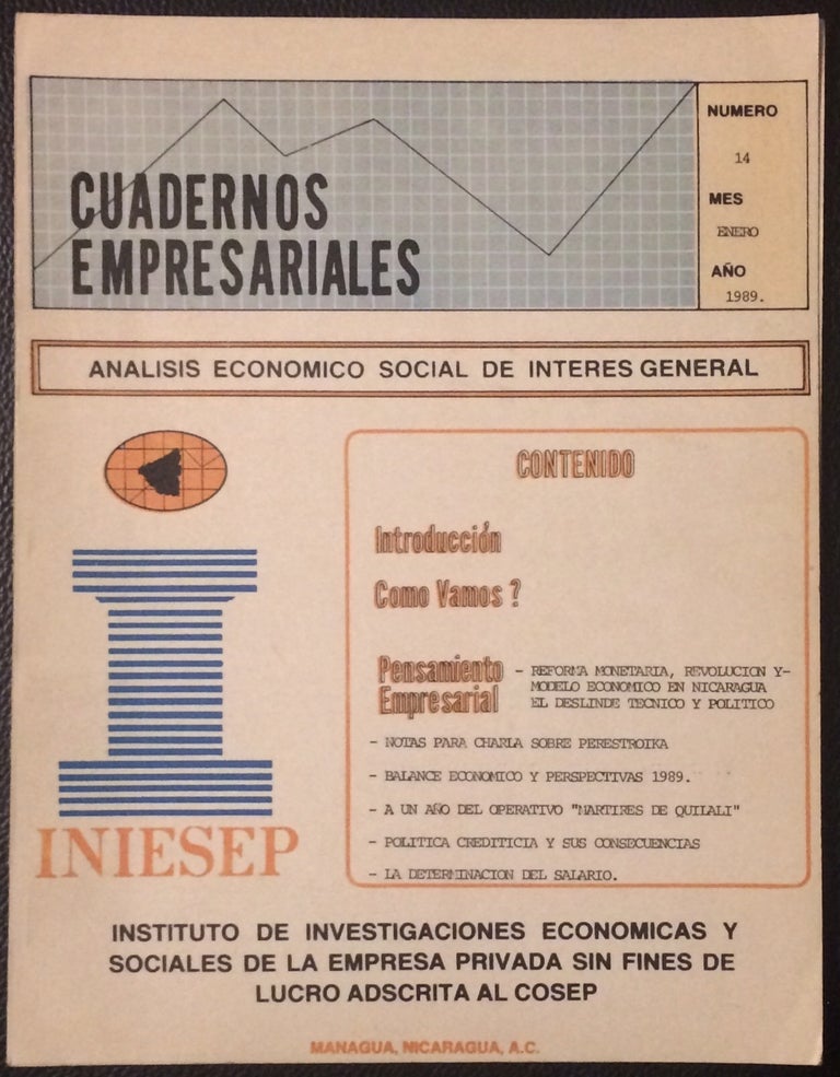 Cat.No: 253243 Cuadernos empresariales: análisis económico-social de interés general. No. 14 (Enero 1989)