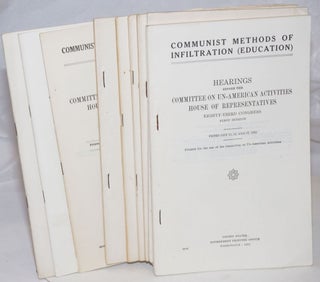 Cat.No: 253293 Communist methods of infiltration (education): Hearings before the...