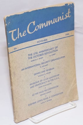 Cat.No: 253349 The Communist: a marxist magazine devoted to advancement of democratic...