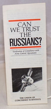 Cat.No: 253363 Can We Trust the Russians? Verification of Compliance with Arms Control...