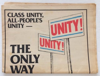 Cat.No: 253784 Class unity, all-people's unity - The only way. Main report by Gus Hall,...