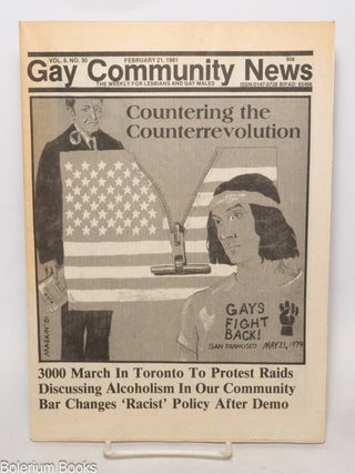 Cat.No: 253838 GCN: Gay Community News; the weekly for lesbians and gay males; vol. 8,...