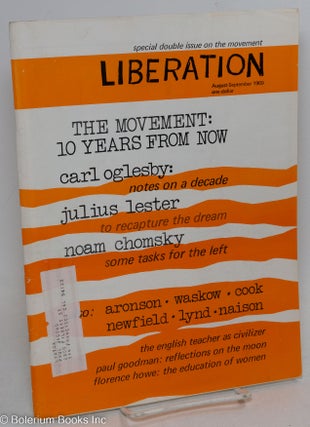 Cat.No: 254052 Liberation. Vol. 14, nos. 5 & 6 - DOUBLE ISSUE (August-September 1969)....