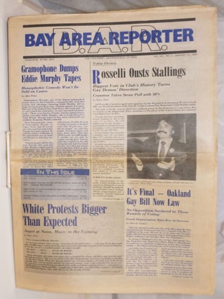Cat.No: 254063 B.A.R.: Bay Area Reporter; vol. 14, #2, January 12, 1984; Dan White...