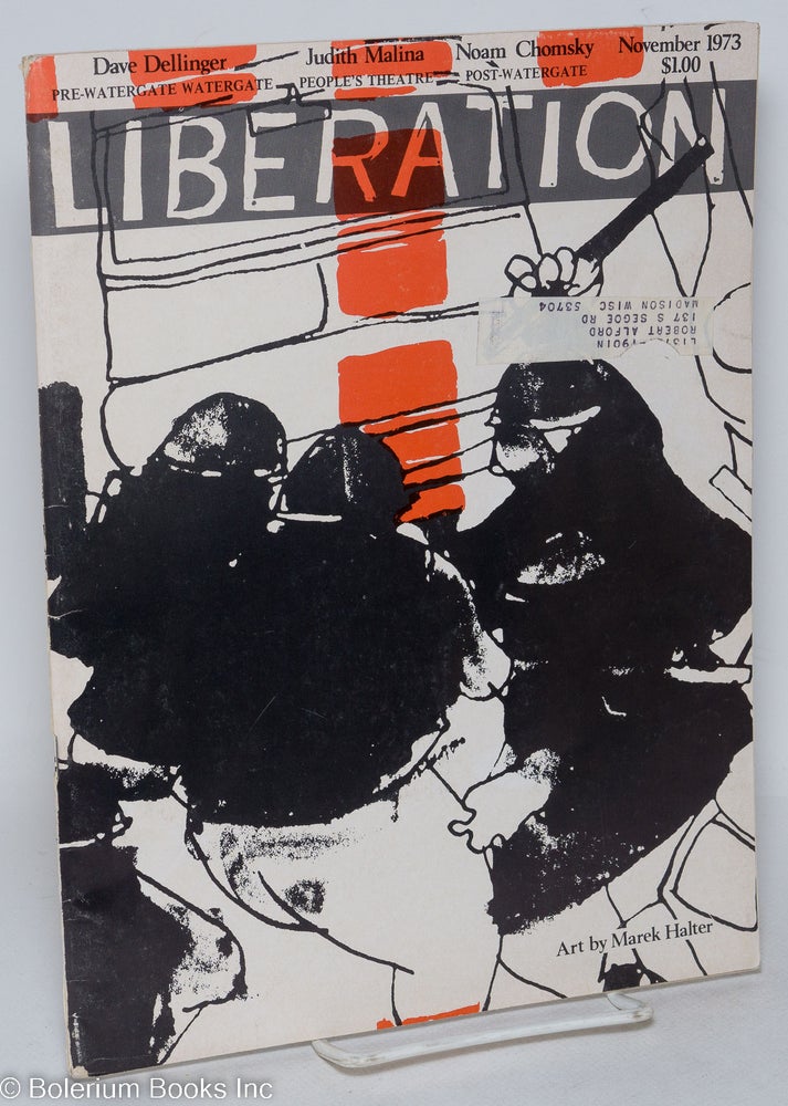 Cat.No: 254116 Liberation: Vol. 18, No. 3 (November 1973). Dave Dellinger, ed.