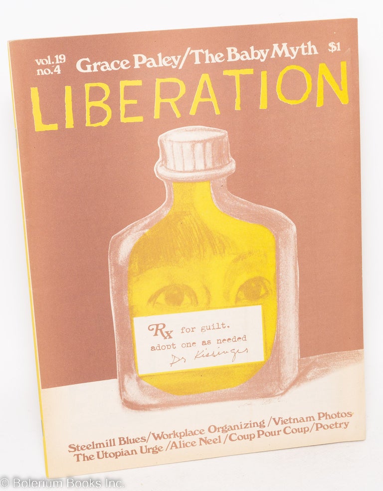Cat.No: 254122 Liberation. Vol. 19, no. 4 (May 1975). Pam Black, Dave Dellinger, Paul Rogat Loeb.