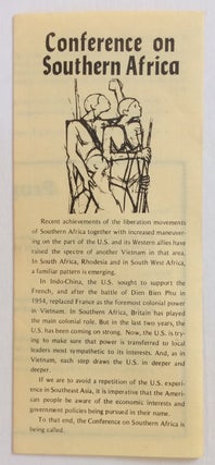Cat.No: 254157 Conference on Southern Africa