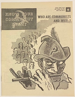 Cat.No: 254183 Who are the communists and why? (Vol. 6 of the series, "Know your...