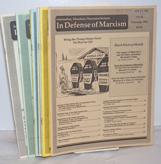 Cat.No: 254206 Bulletin in defense of Marxism [10 issues]. Paul Le Blanc, Editorial...