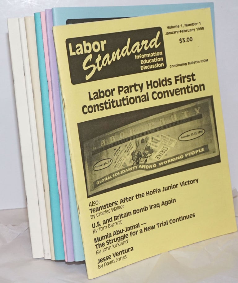 Cat.No: 254218 Labor Standard: Information, Education, Discussion [8 issues]
