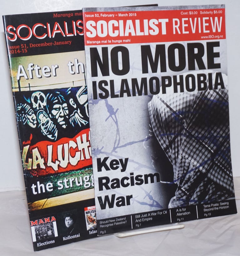 Cat.No: 254227 Socialist Review [2 issues of the magazine, New Zealand]