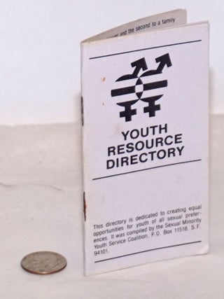 Cat.No: 254292 Youth Resource Directory. Sexualy Minority Youth Service Coalition