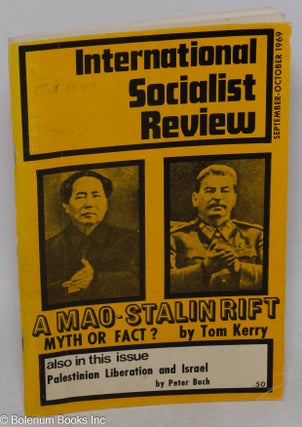 Cat.No: 254437 International Socialist Review [September-October, 1969] Vol. 30. No. 5 --...
