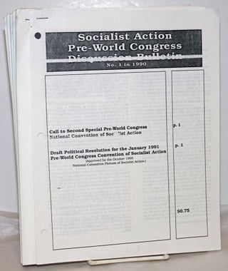 Cat.No: 254518 Socialist Action Pre-World Congress Internal Discussion Bulletin. (Nos....