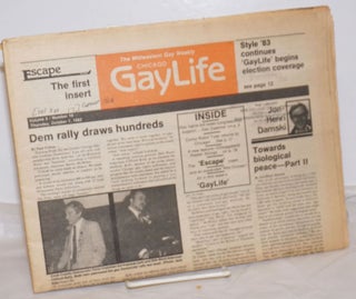 Cat.No: 254750 Chicago GayLife: the international gay newsleader; vol. 8, #17, Friday,...