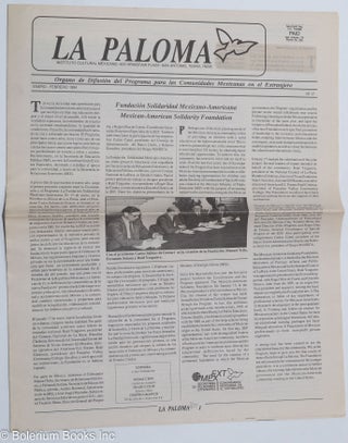 Cat.No: 254765 La Paloma: organo de difusión del programa para las comunidades Mexicanas...