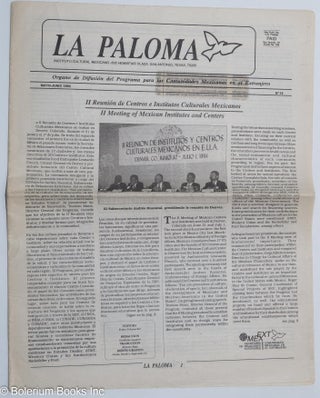 Cat.No: 254767 La Paloma: organo de difusión del programa para las comunidades Mexicanas...