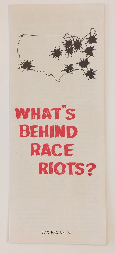 Cat.No: 254791 What's behind Race Riots?