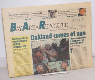 Cat.No: 254975 B.A.R. Bay Area Reporter; vol. 31, #36, September 6, 2001; Oakland Comes...