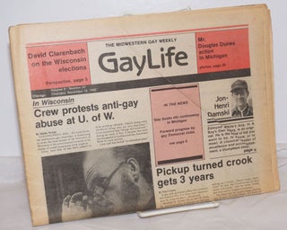 Cat.No: 254987 Chicago GayLife: the international gay newsleader; vol. 8, #23, Thursday,...