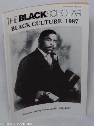 Cat.No: 255019 The Black Scholar: Volume 18, Numbers 4 & 5 (July/Aug.-Sept./Oct. 1987)....