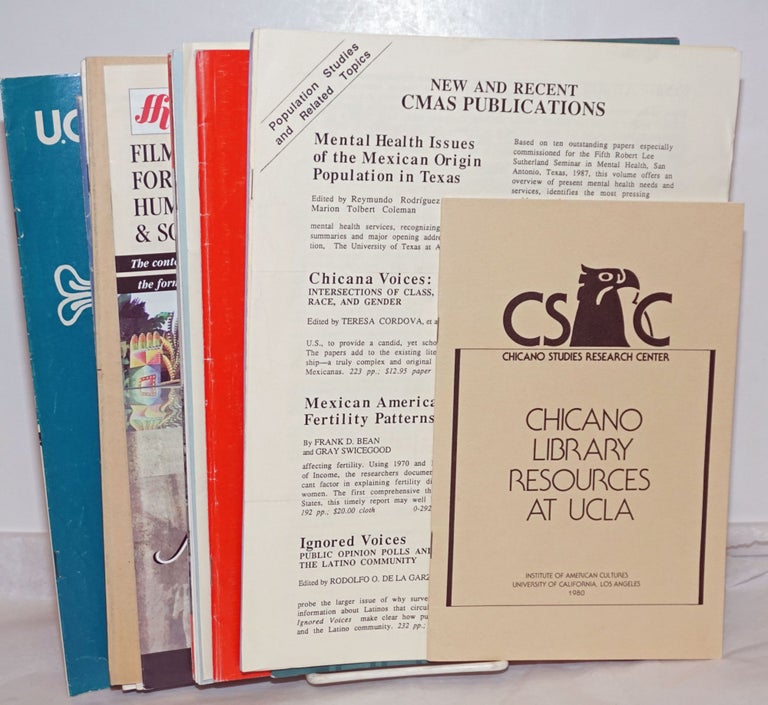 Cat.No: 255031 Latin American/Hispanic American/Chicano Library resources and publication catalogues [21 items]