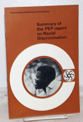 Cat.No: 255037 Summary of the PEP report on Racial Discrimination
