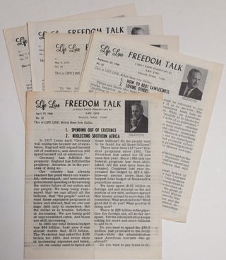 Cat.No: 255122 Freedom Talk: A daily radio commentary by Life Line [six issues]. Melvin Munn