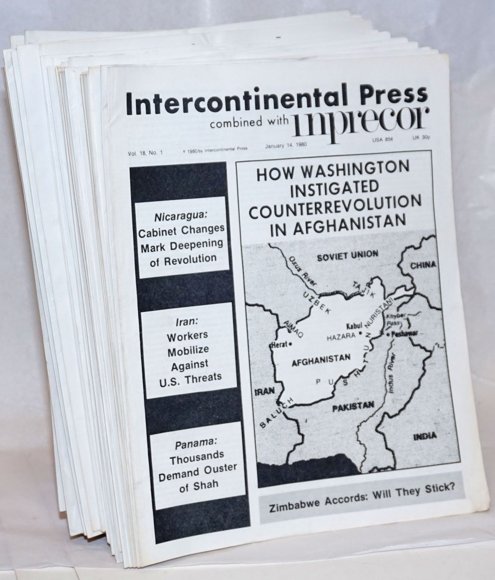 Intercontinental Press Vol. 1 - Vol. 24 1969-1986 | Doug Jenness Joseph ...