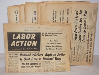 Cat.No: 255212 Labor Action [23 issues] 1951 Independent Socialist Weekly. Mary Bell Max...