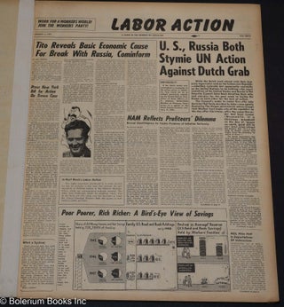 Cat.No: 255330 Labor Action A paper in the interests of socialism. Hal Draper Max...