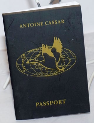 Cat.No: 255793 Passport. Antoine Cassar