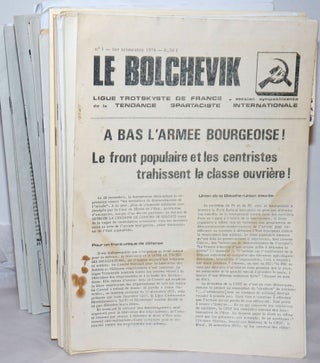 Cat.No: 255927 Le Bolchevik 1976-2011 incomplete run. Ligue Trotskyste de France