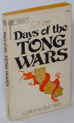Cat.No: 25608 Days of the Tong wars. C. Y. Lee