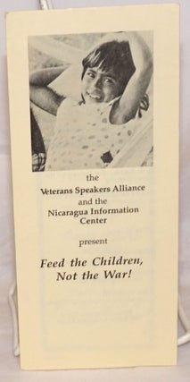 Cat.No: 256118 The Veterans Speakers Alliance and the Nicaragua Information Center...