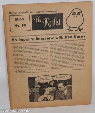 Cat.No: 256178 The Realist, No. 90, May-June 1971: An impolite interview with Ken Kesey....