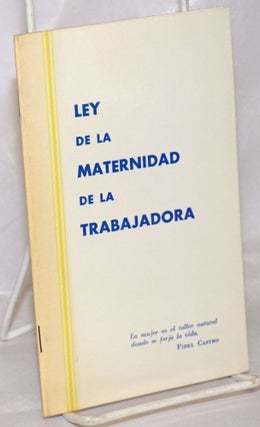 Cat.No: 256388 Ley de la Maternidad de la Trabajadora