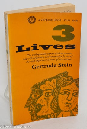 Cat.No: 256546 Three Lives. Gertrude Stein
