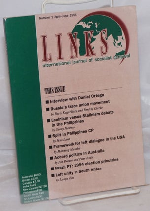 Cat.No: 256705 Links: international journal of socialist renewal [No. 1, April-June 1984